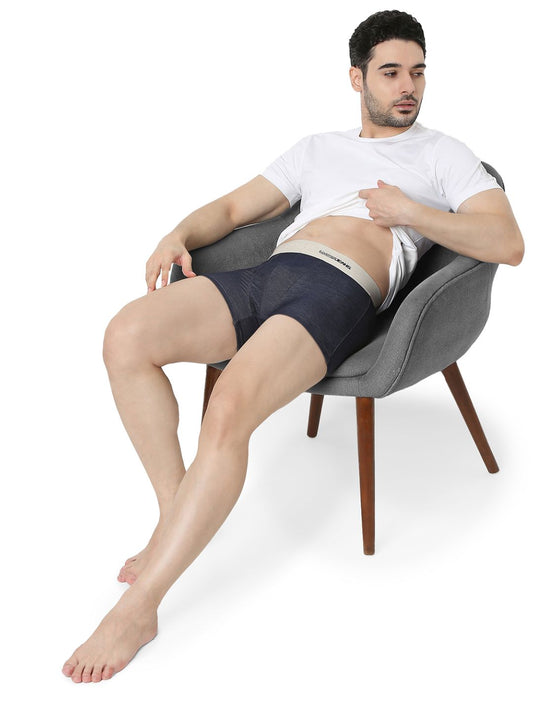 Underjeans by Spykar Dark Blue Premium Trunk