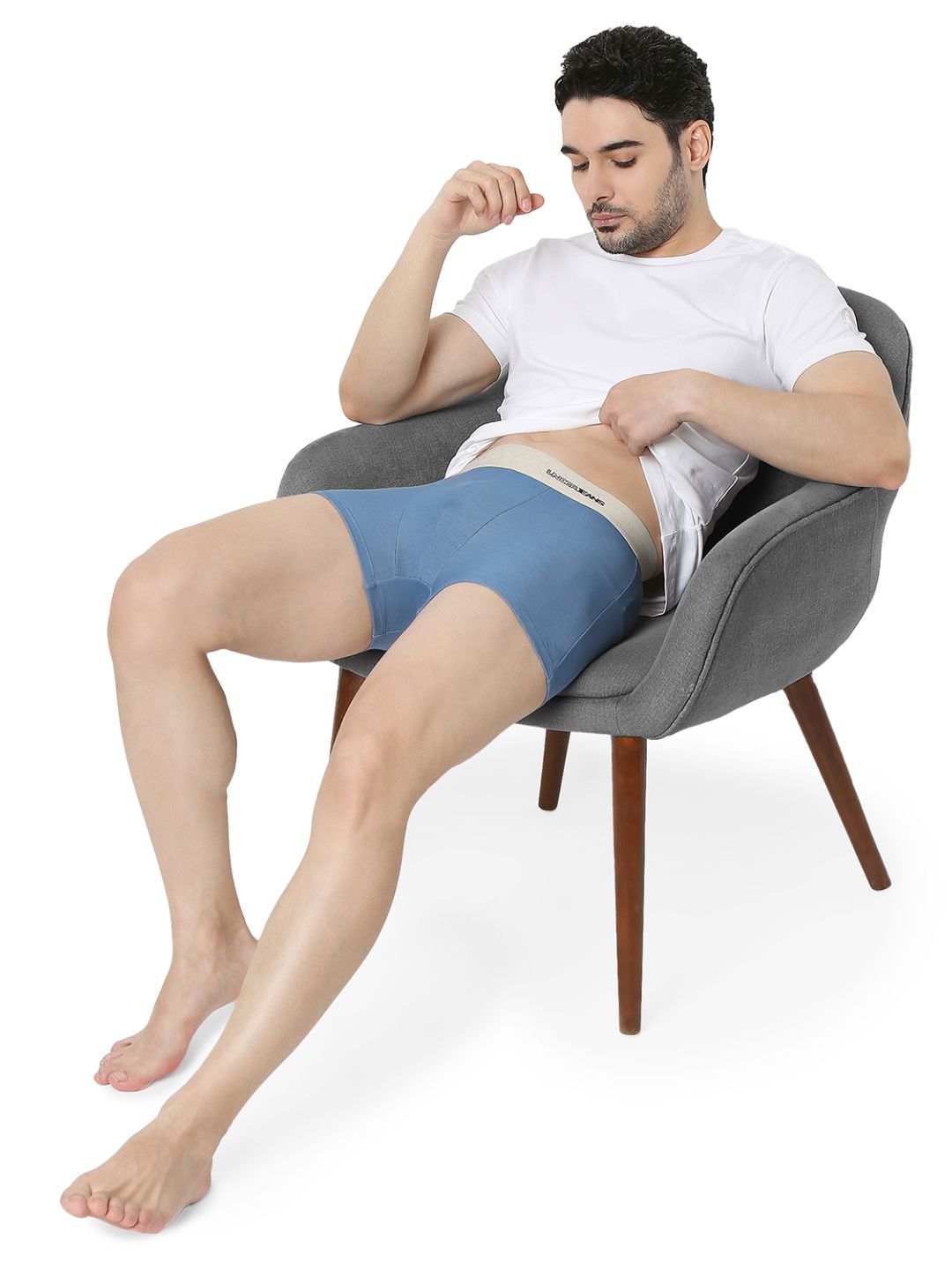 Underjeans by Spykar MD Blue Premium Trunk