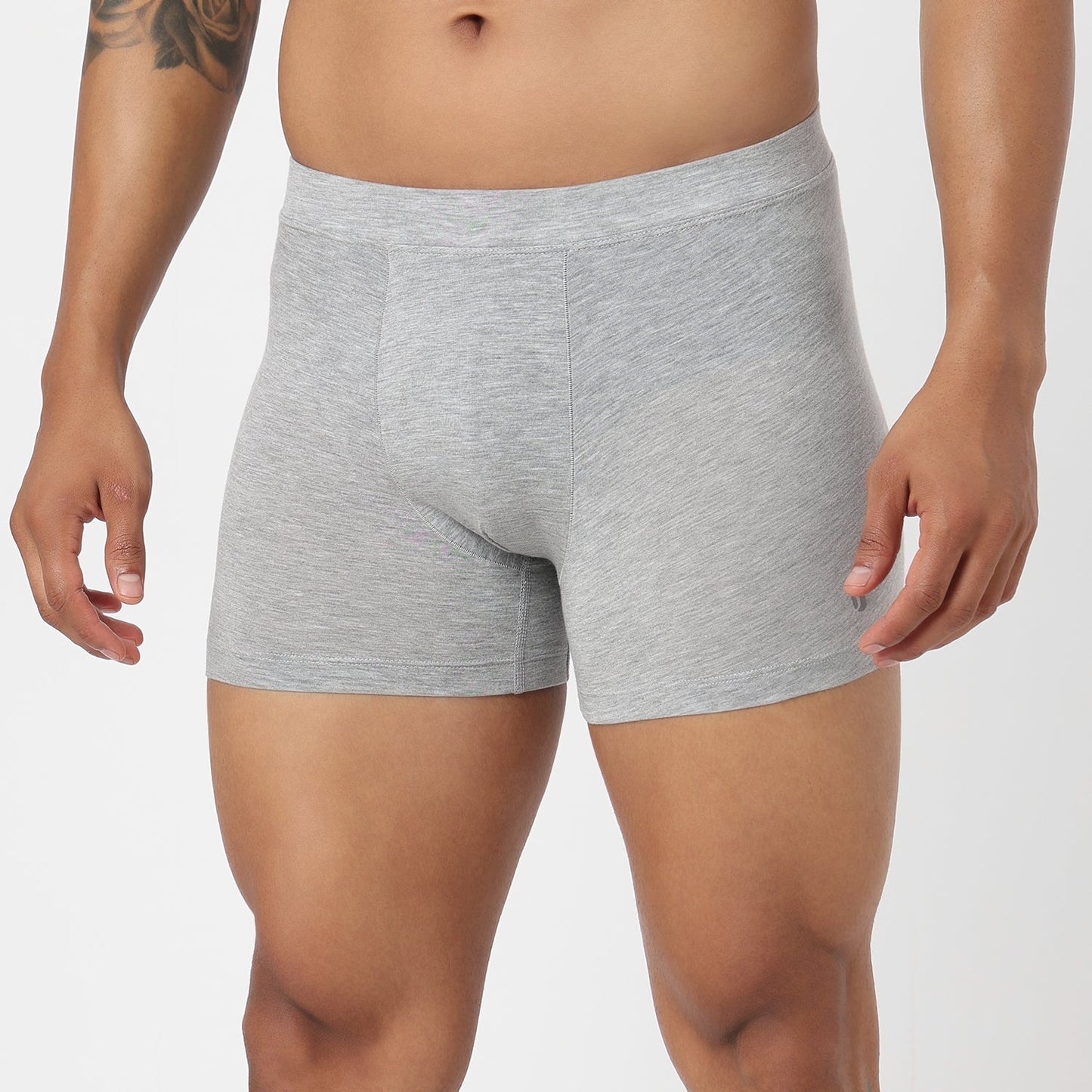 Underjeans Grey Spandex Trunk