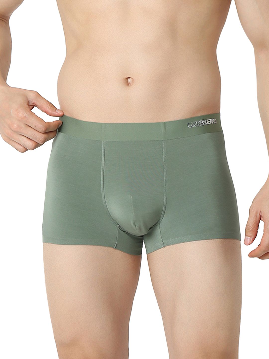 Underjeans By Spykar Men Premium Olive Trunk