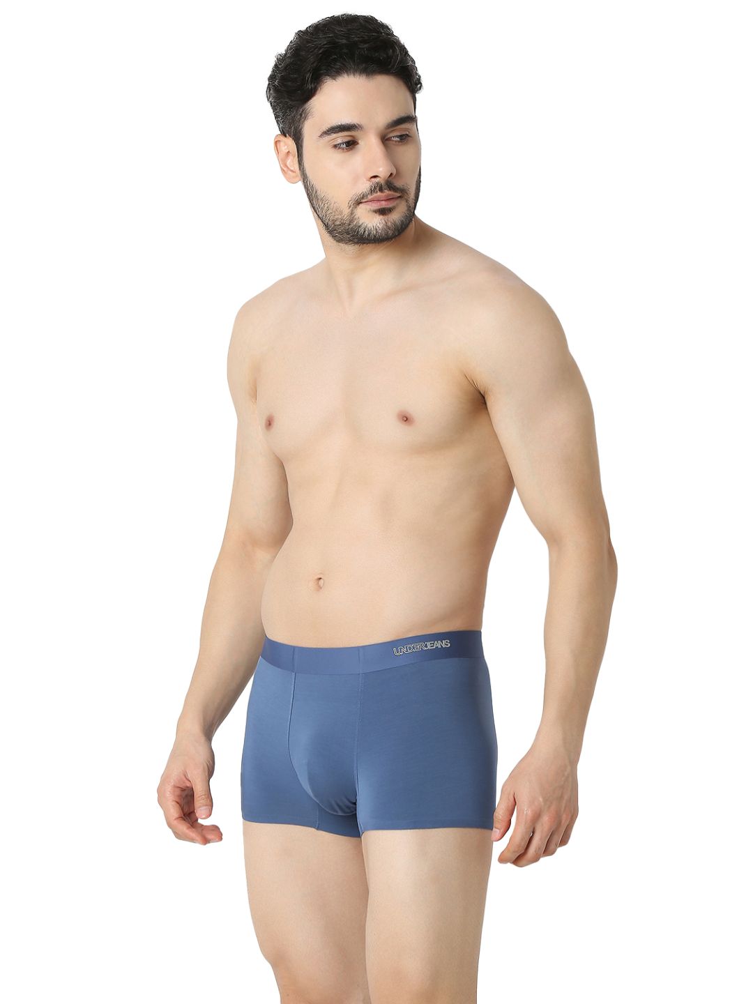 Underjeans By Spykar Men Premium Blue Trunk