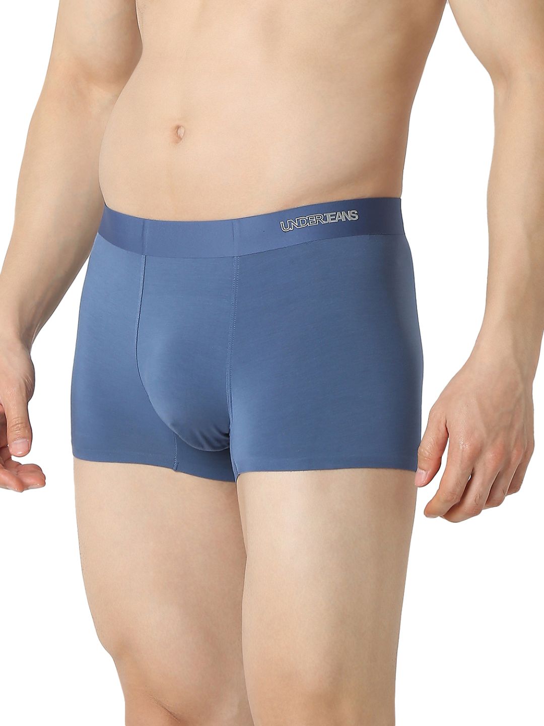 Underjeans By Spykar Men Premium Blue Trunk