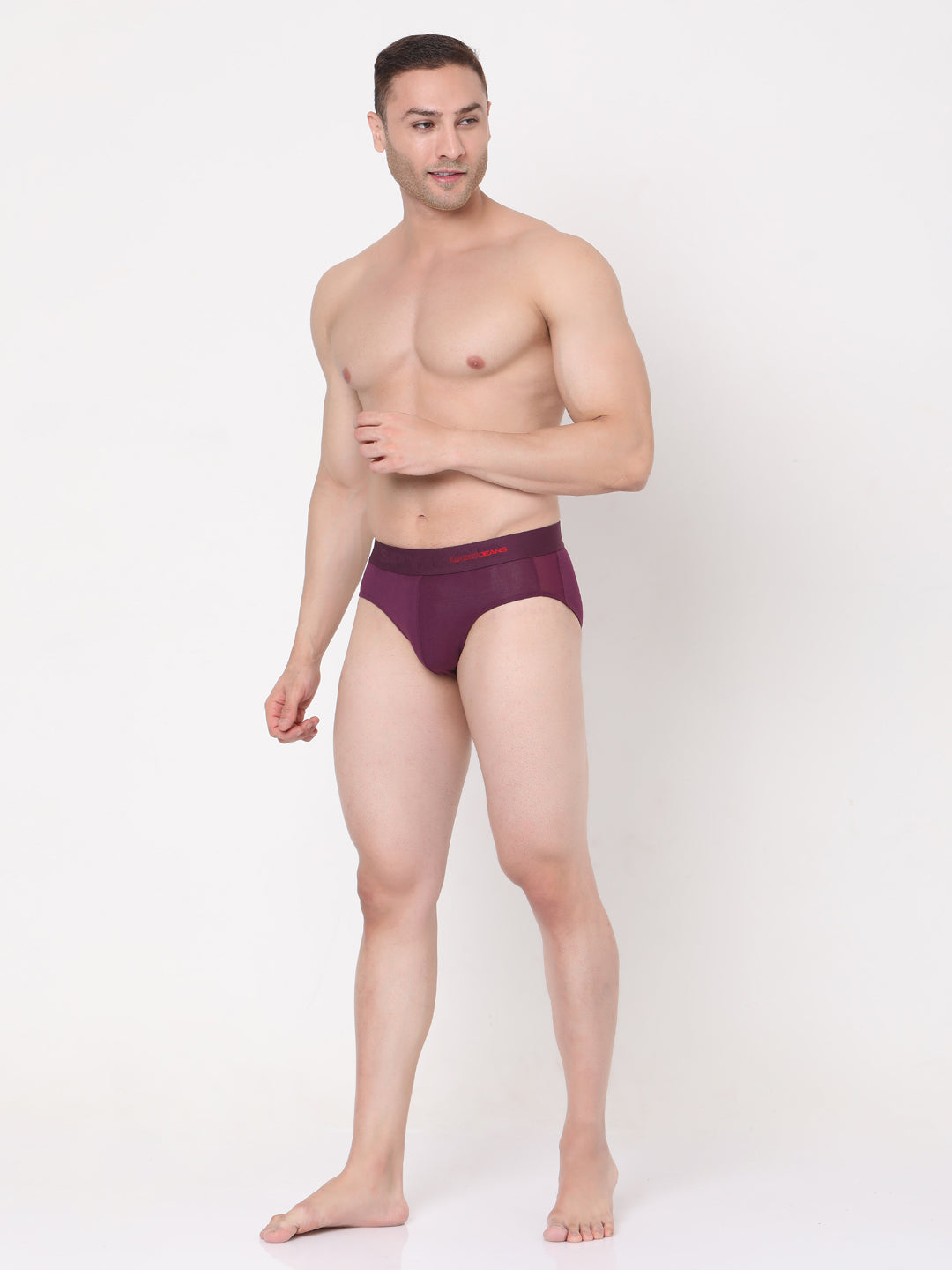 Underjeans By Spykar Cotton Blend Briefs for Men (Pack of 3)