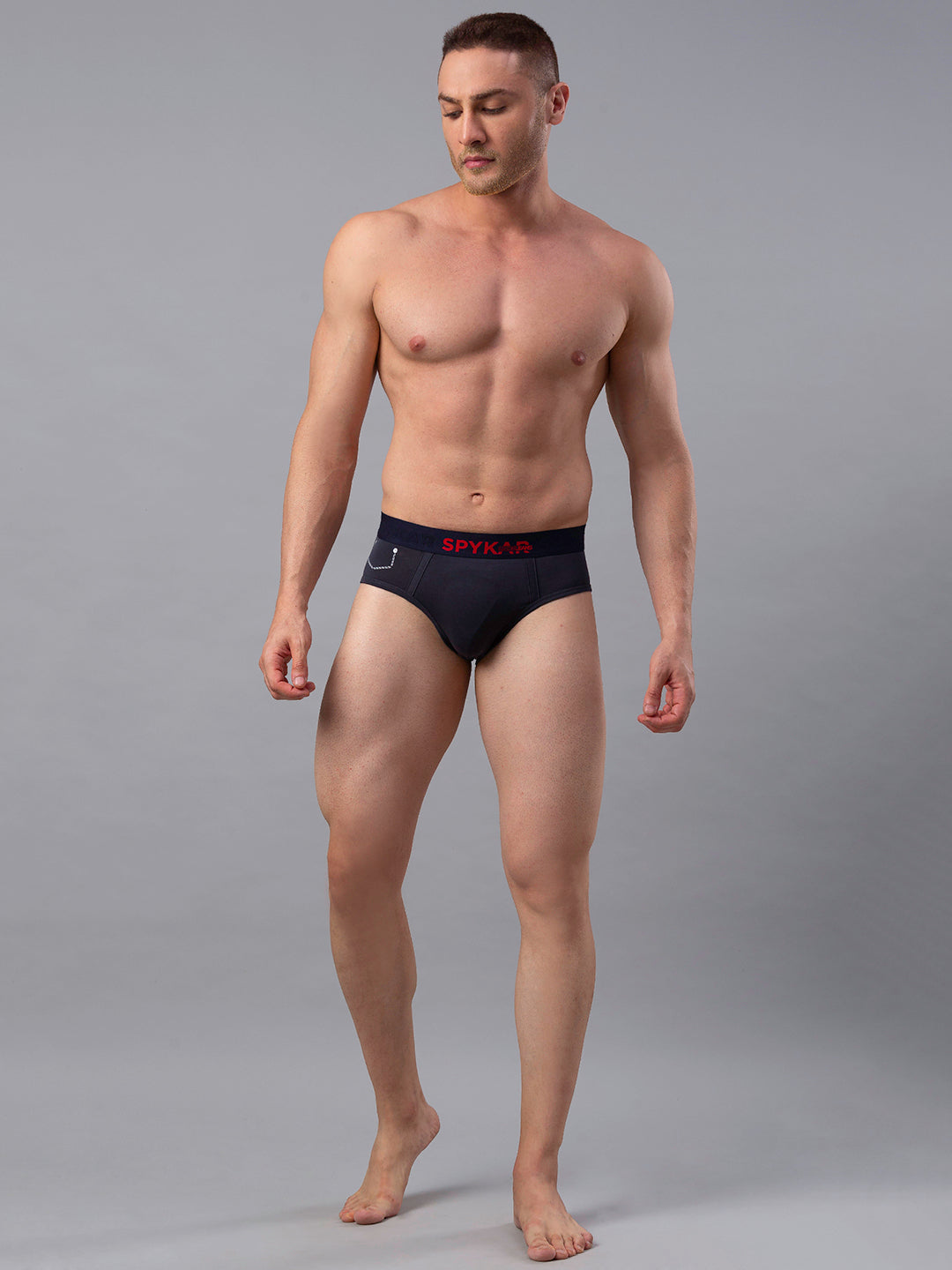 Underjeans By Spykar Cotton Blend Briefs for Men (Pack of 3)