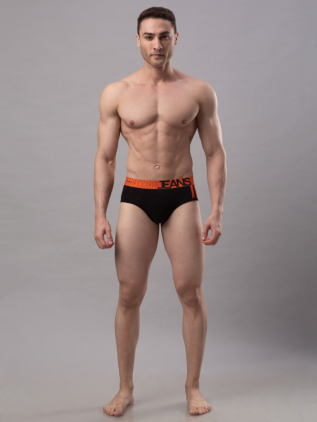 Underjeans By Spykar Cotton Blend Briefs for Men (Pack of 3)
