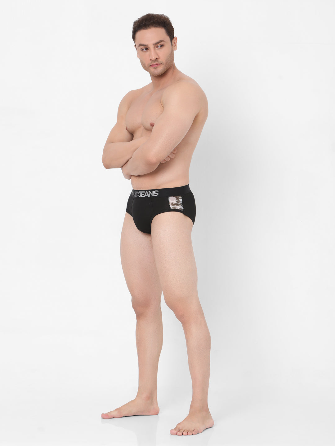 Underjeans By Spykar Cotton Blend Briefs for Men (Pack of 3)