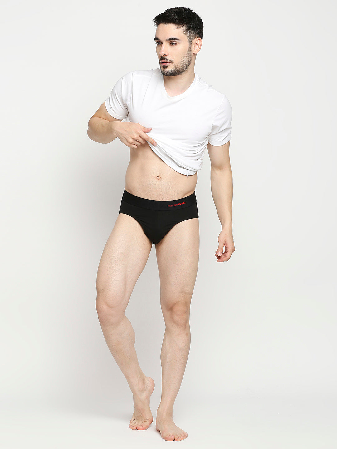 Underjeans By Spykar Cotton Blend Briefs for Men (Pack of 3)