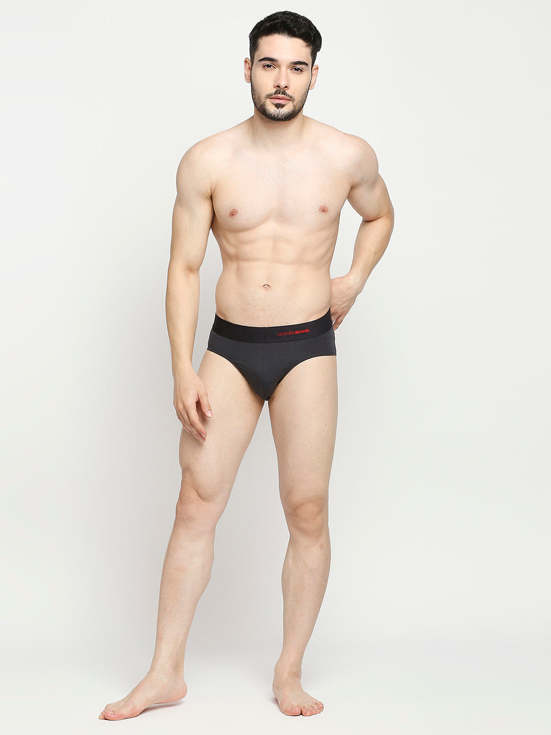 Underjeans By Spykar Cotton Blend Briefs for Men (Pack of 3)