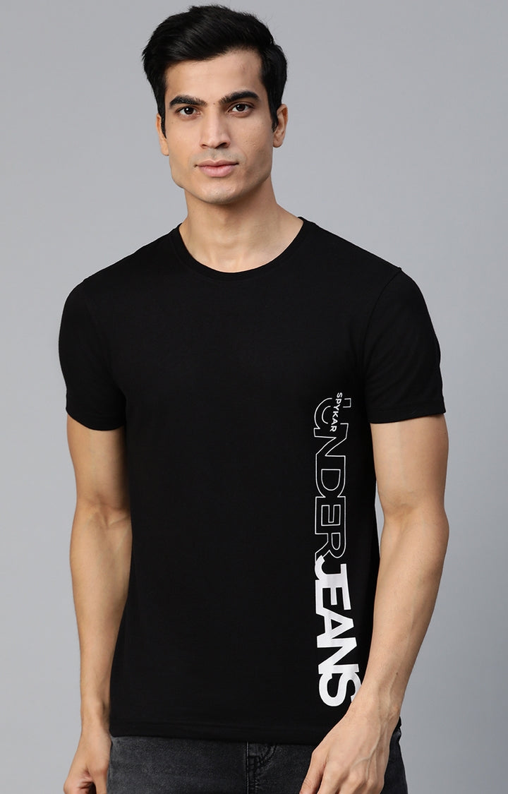 Men Premium Fashion T-Shirt - Underjeans by Spykar