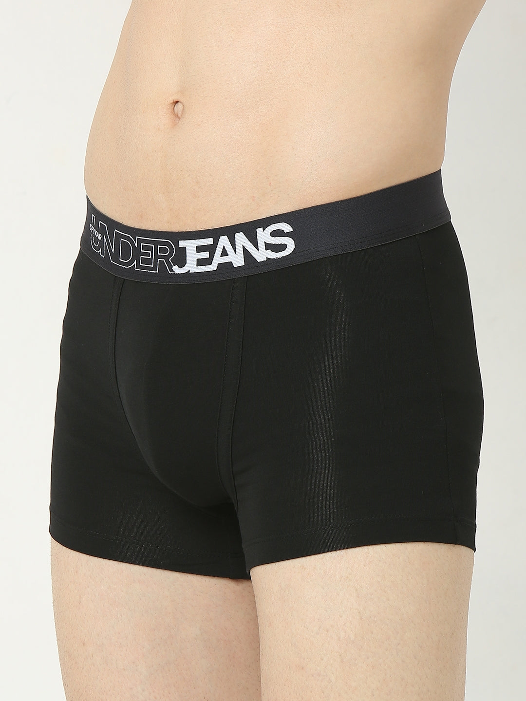 Underjeans by Spykar Men Premium Black Trunk Pack of 2