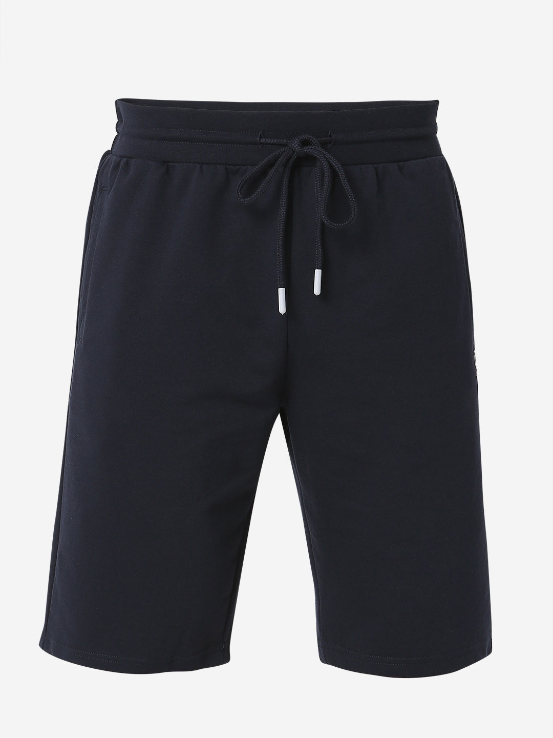 Underjeans by Spykar Men Premium Knitted Navy Shorts