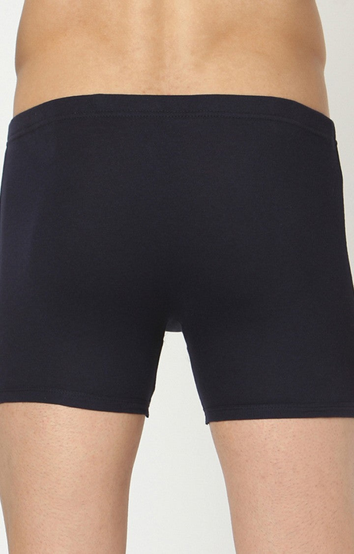 Navy Cotton Trunk for Men Premium- UnderJeans by Spykar