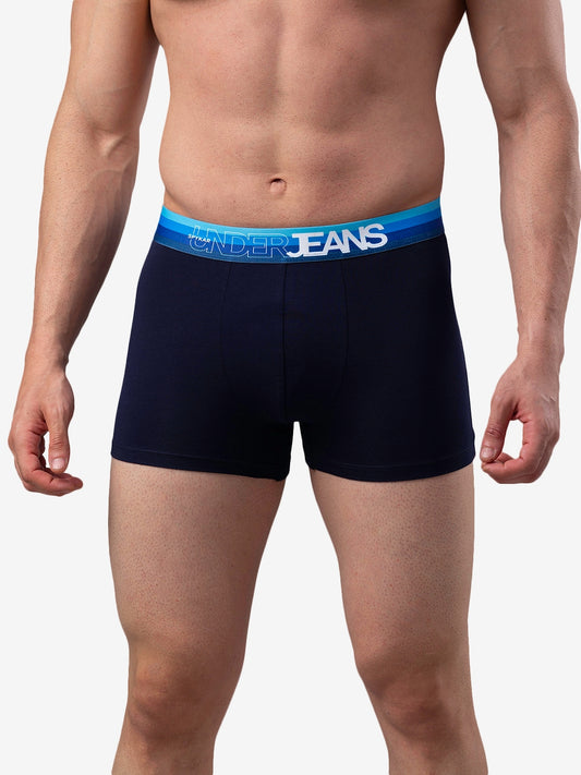 Men Premium Cotton Blend Trunk Pack of 1- UnderJeans by Spykar