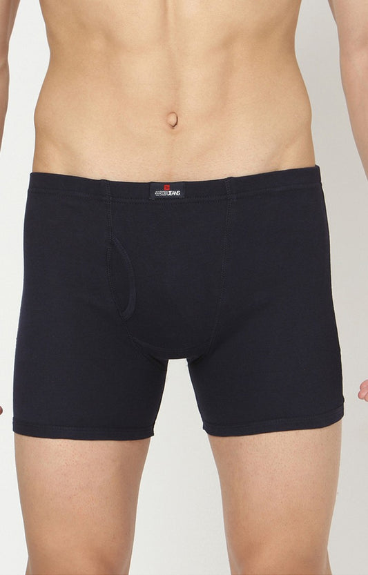 Underjeans by Spykar Men Premium Navy Cotton Trunk