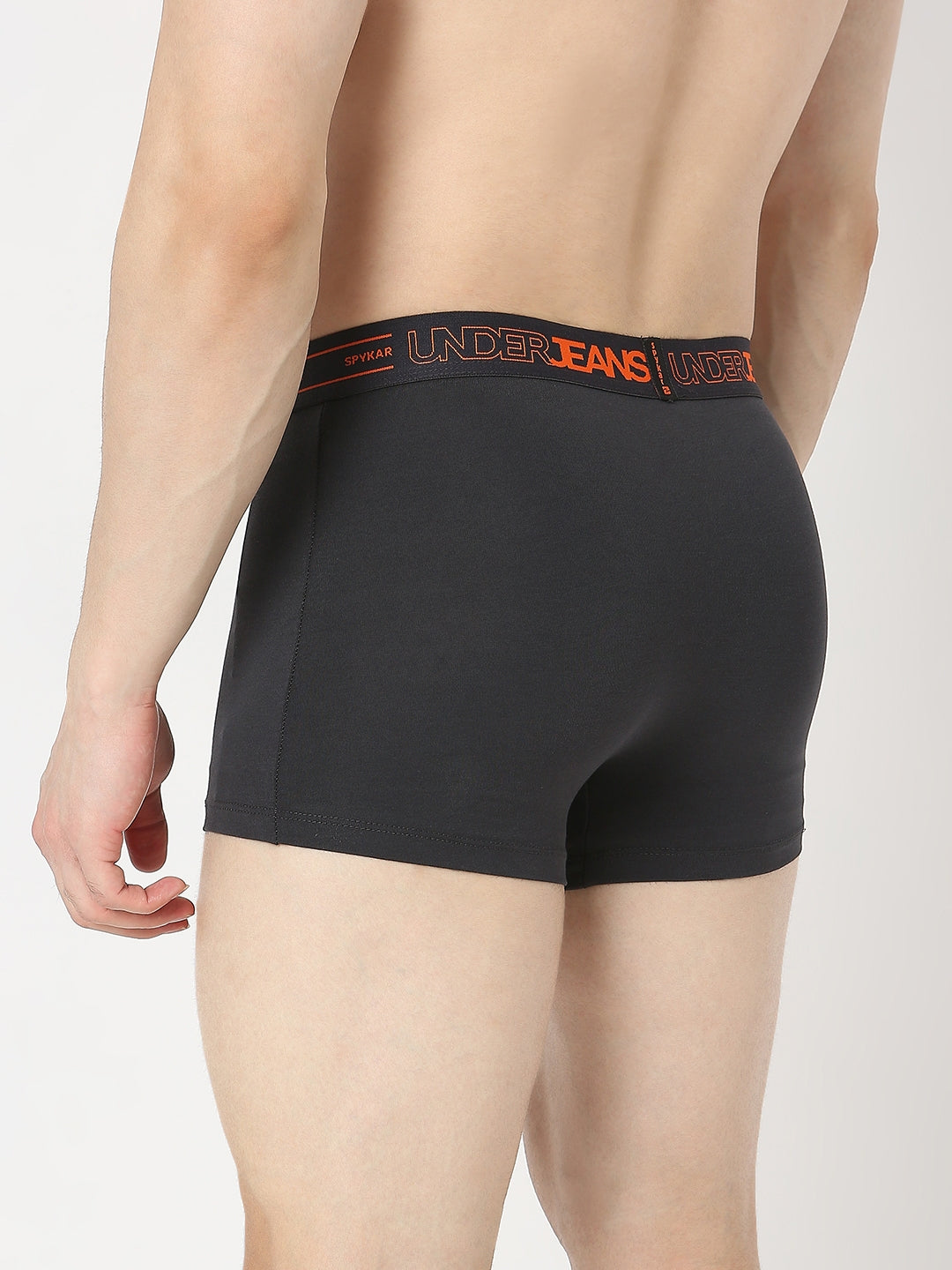 Underjeans by Spykar Men Premium Dark Grey Trunk