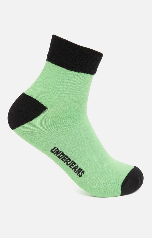 Premium Green/Black Ankle Length Socks