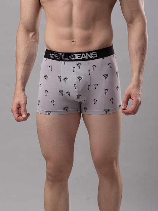 Men Premium Cotton Blend Trunk Pack of 1- UnderJeans by Spykar