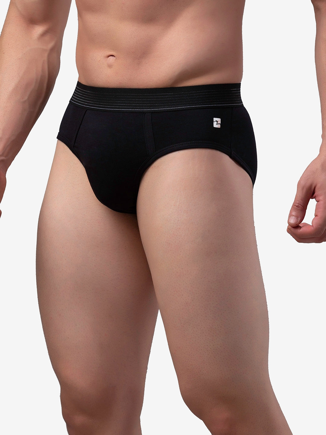 Men Premium Cotton Blend Brief (Pack of 2)- UnderJeans by Spykar