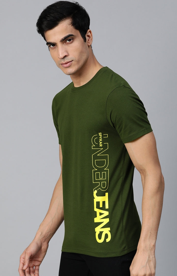 Men Premium Fashion T-Shirt - Underjeans by Spykar