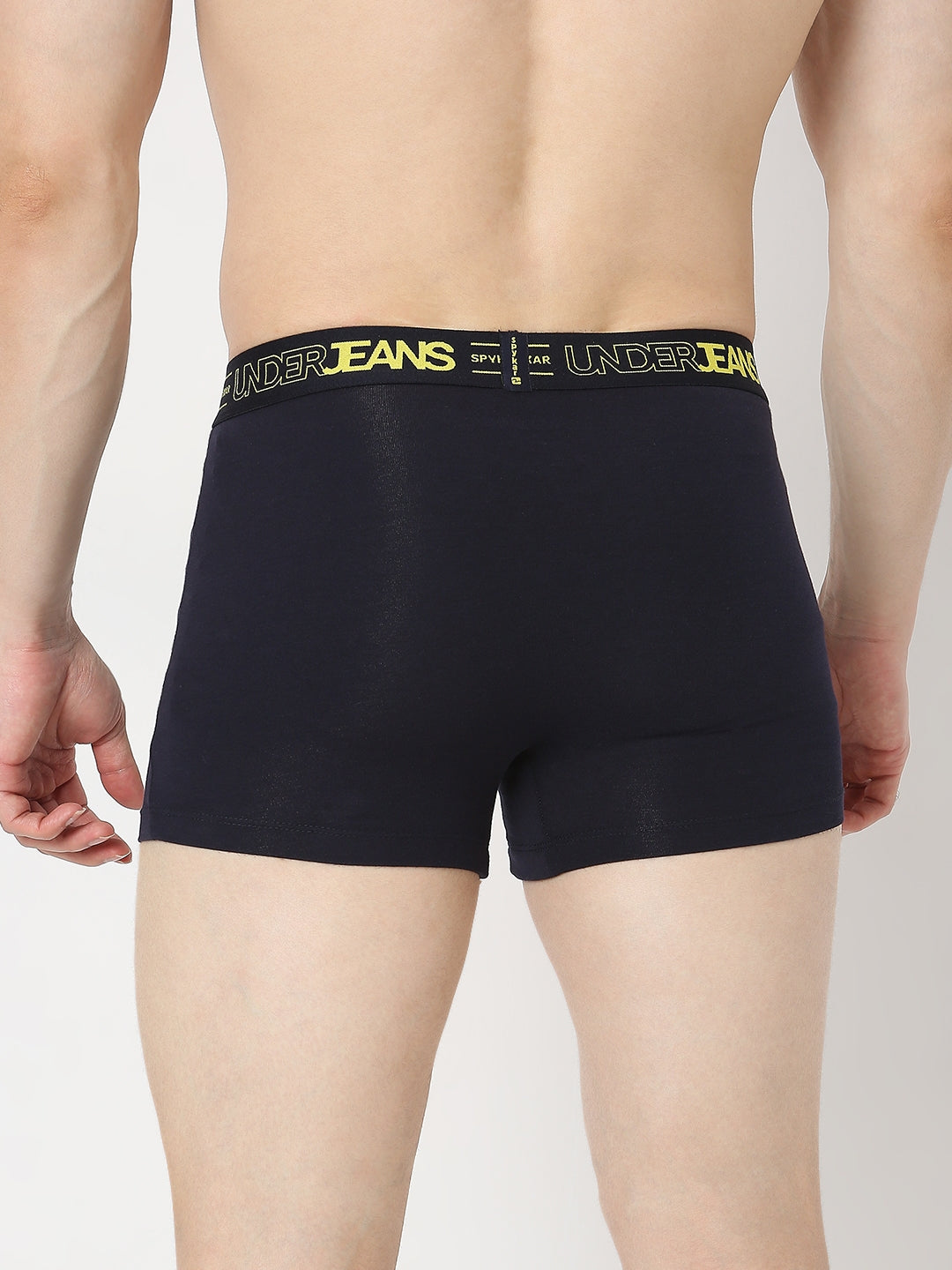 Underjeans by Spykar Men Premium Pack of 2 Navy - Dark Grey Trunk