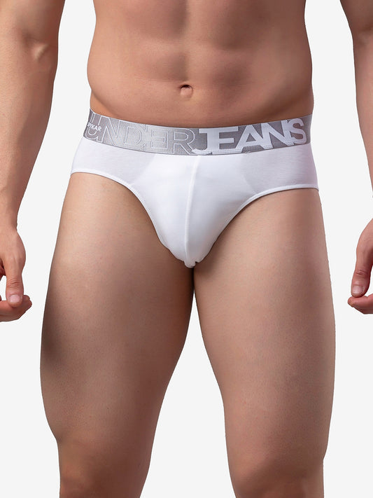 Men Premium Cotton Blend Brief (Pack of 1)- UnderJeans by Spykar