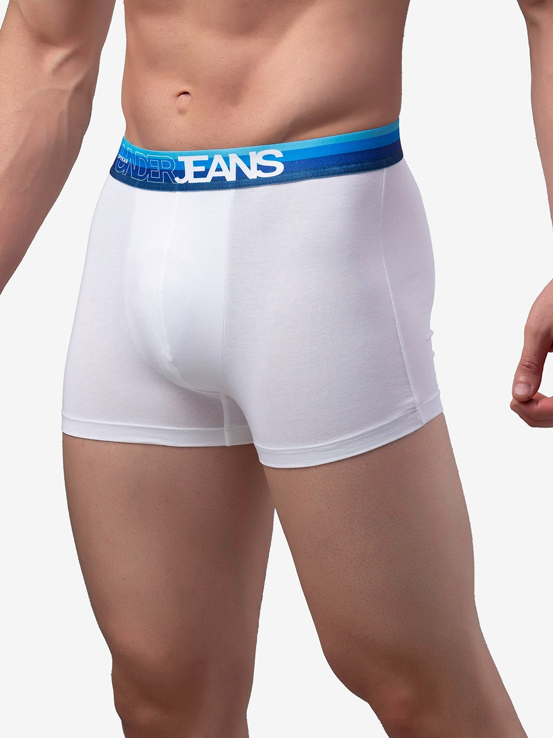 Men Premium Cotton Blend Trunk Pack of 1- UnderJeans by Spykar