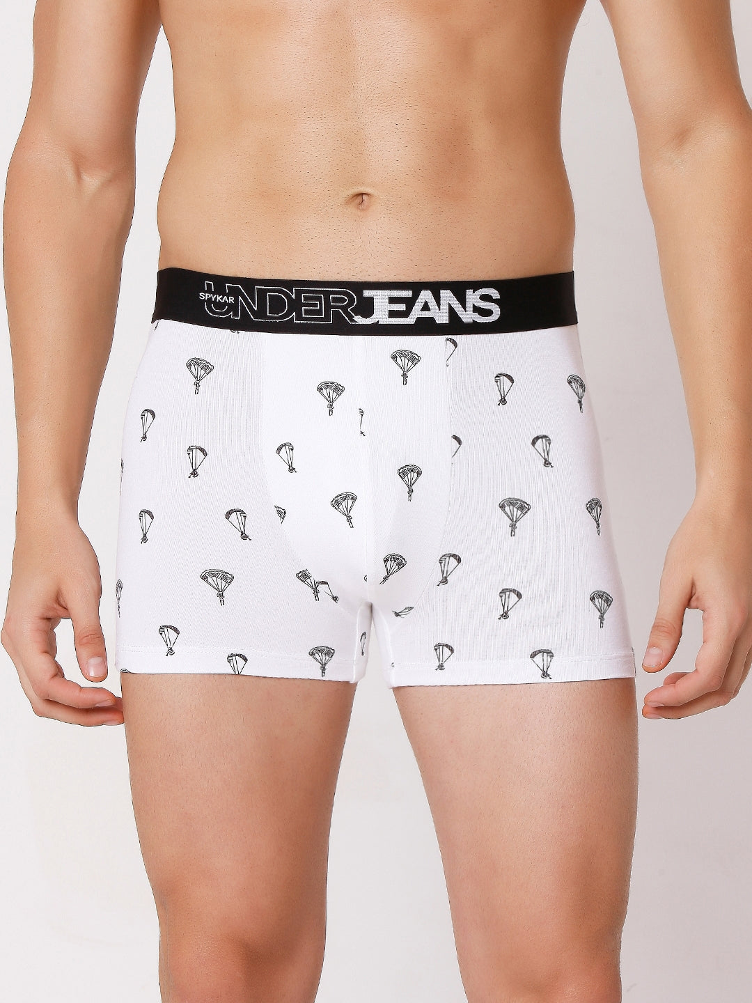 Men Premium Cotton Blend Trunk Pack of 2- UnderJeans by Spykar