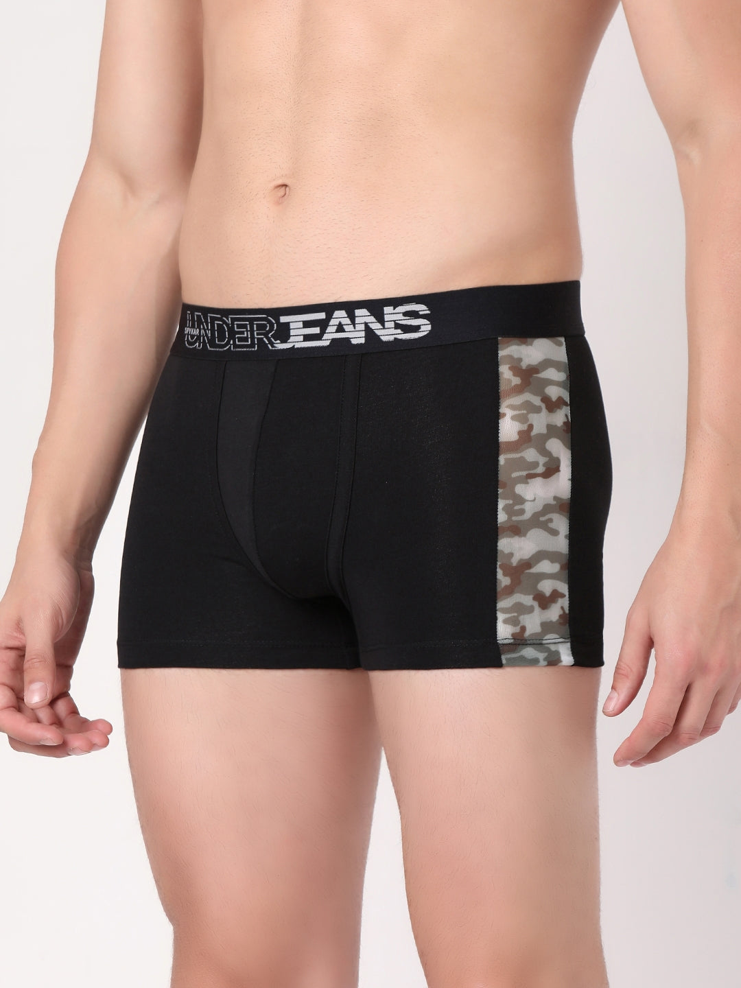 Men Premium Cotton Blend Trunk Pack of 2- UnderJeans by Spykar