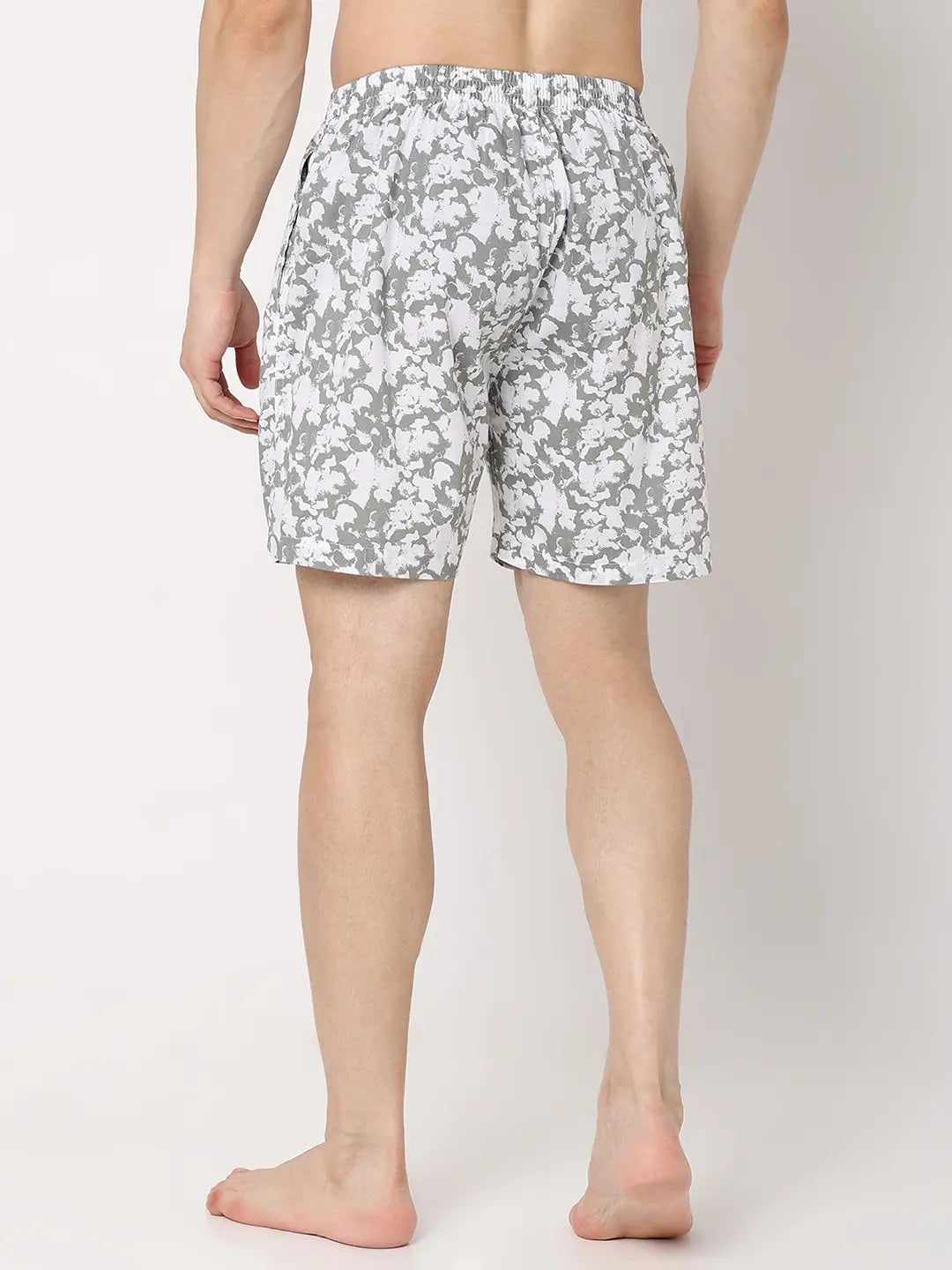 Underjeans by Spykar Men Premium White Cotton Blend Regular Fit Boxer Shorts