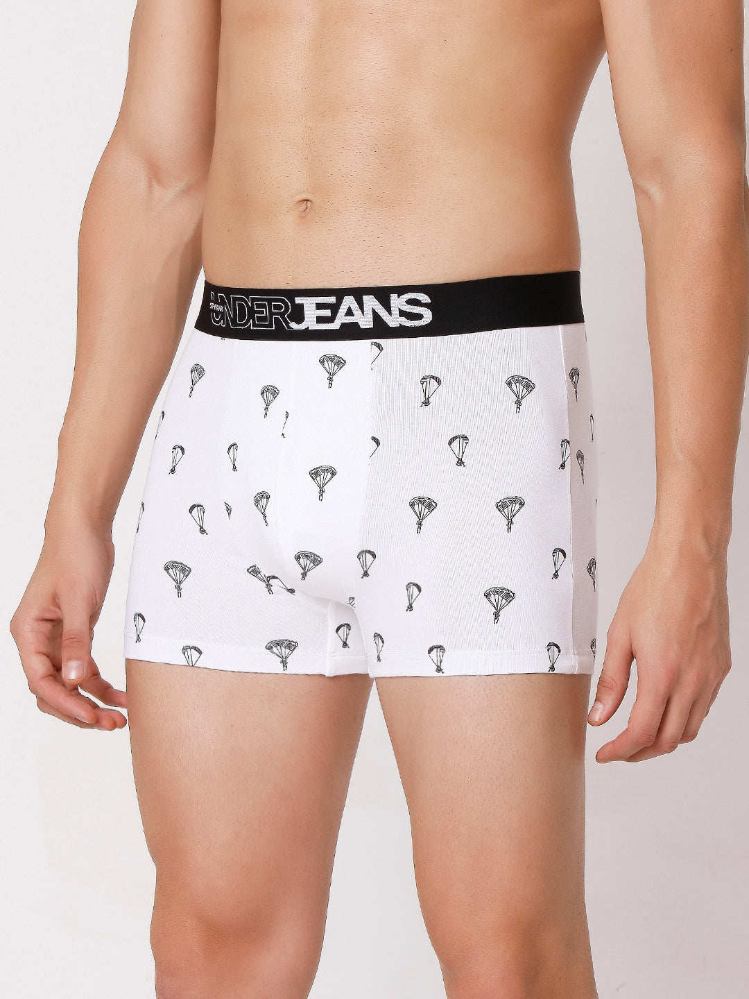 Men Premium Cotton Blend Trunk Pack of 2- UnderJeans by Spykar