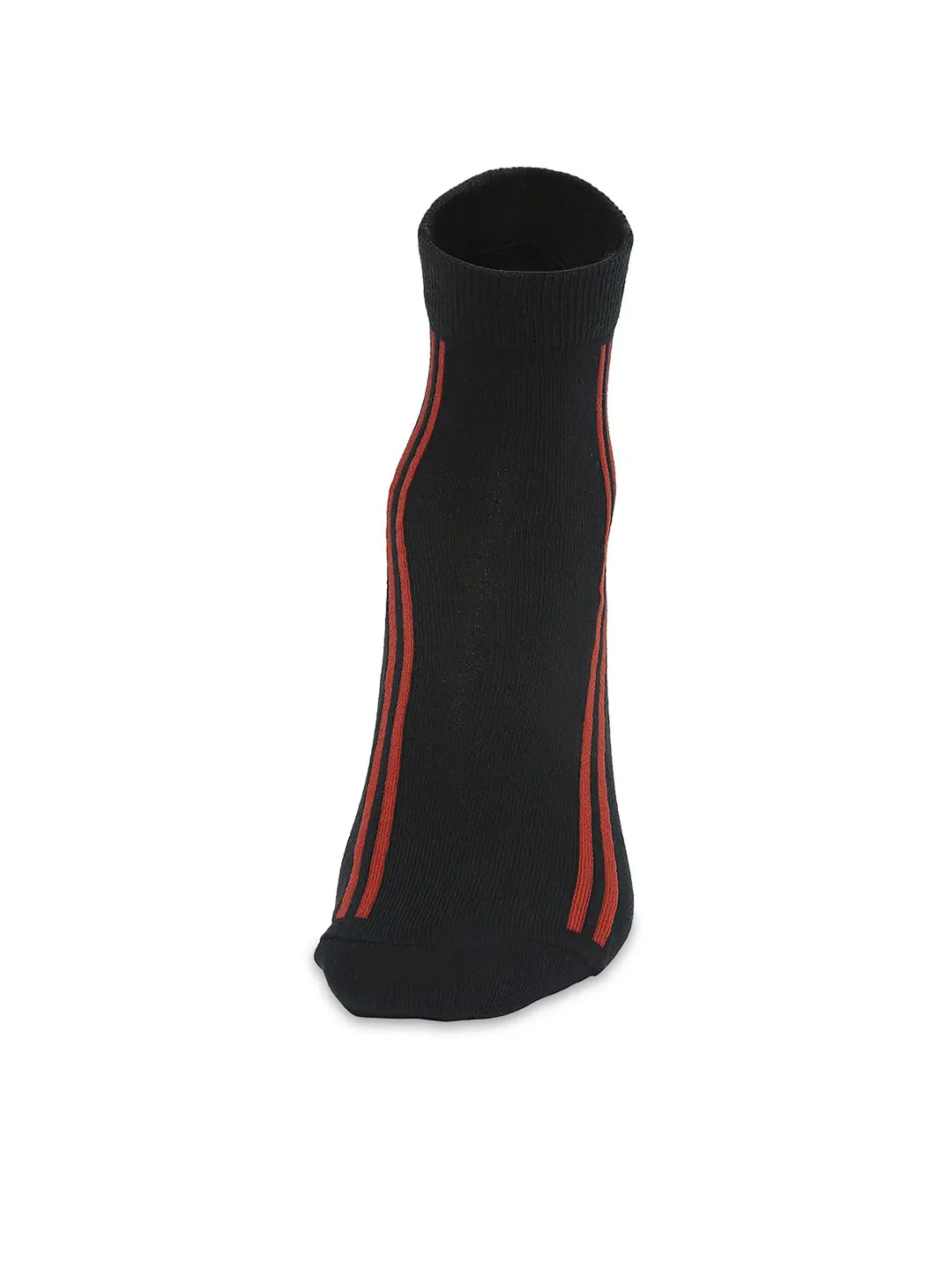 Men Premium Navy & Grey Melange Ankle Length Socks - Pack Of 2- Underjeans by Spykar