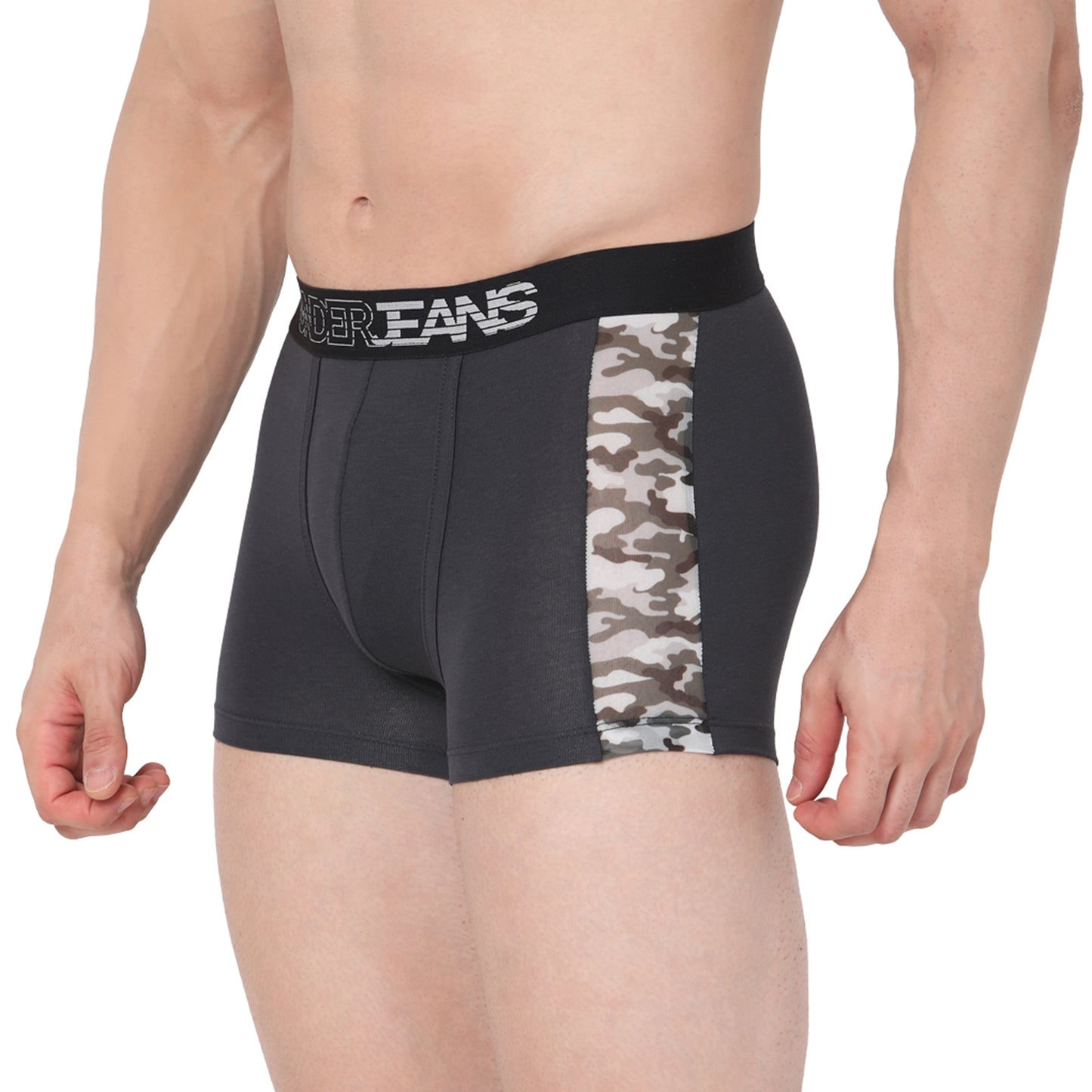 Men Premium Cotton Blend Trunk Pack of 2- UnderJeans by Spykar