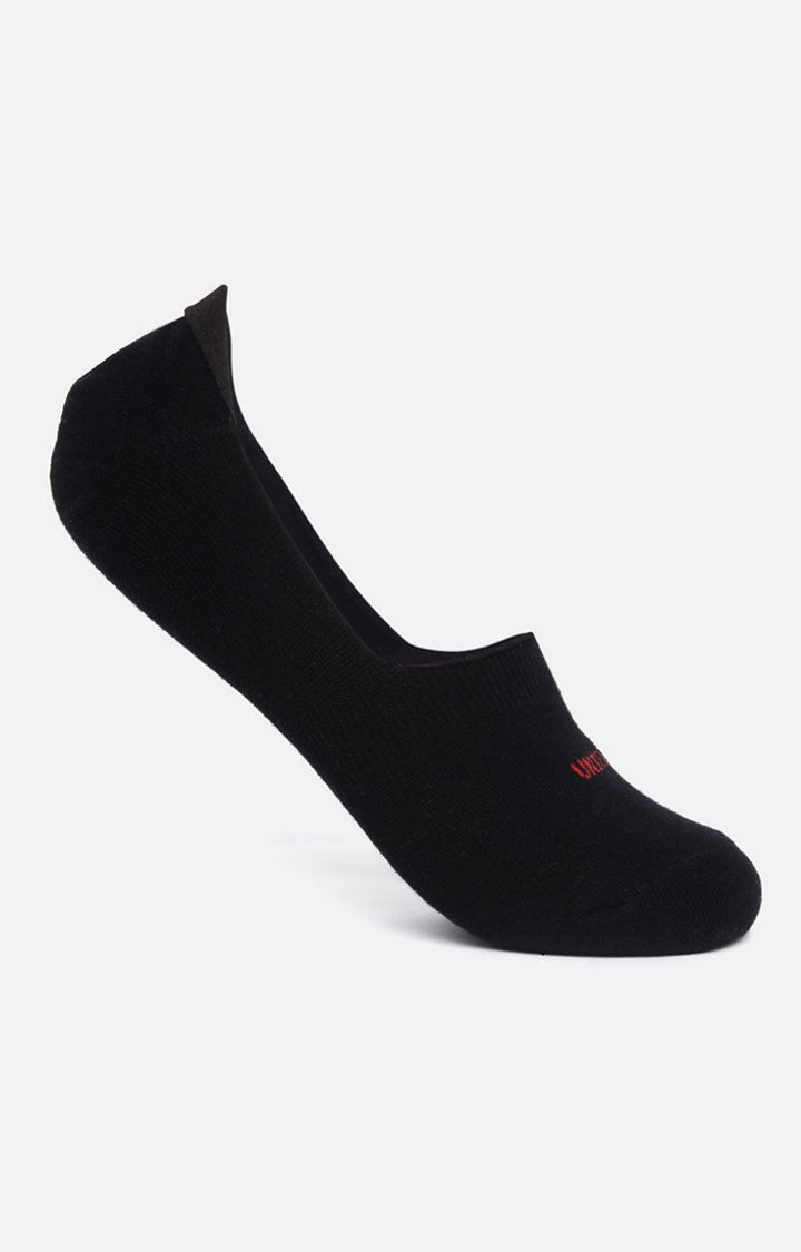 Men Premium Black Grey Navy No Show (Pack of 3) Socks- UnderJeans by Spykar