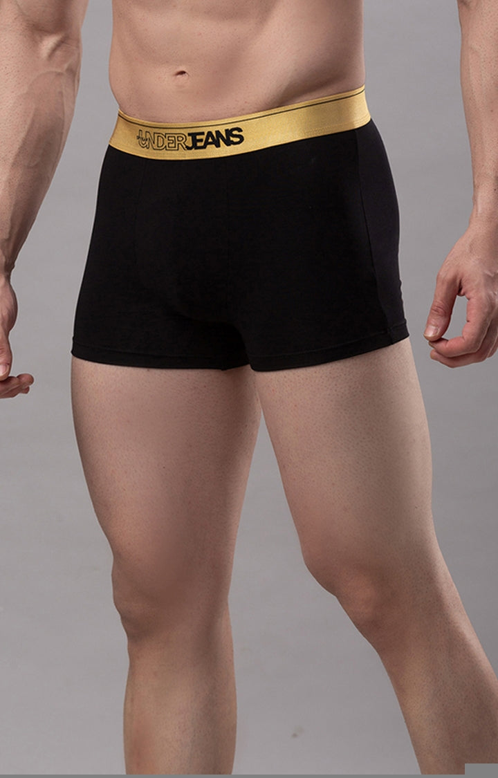 Men Premium Cotton Blend Trunk Pack of 2- UnderJeans by Spykar