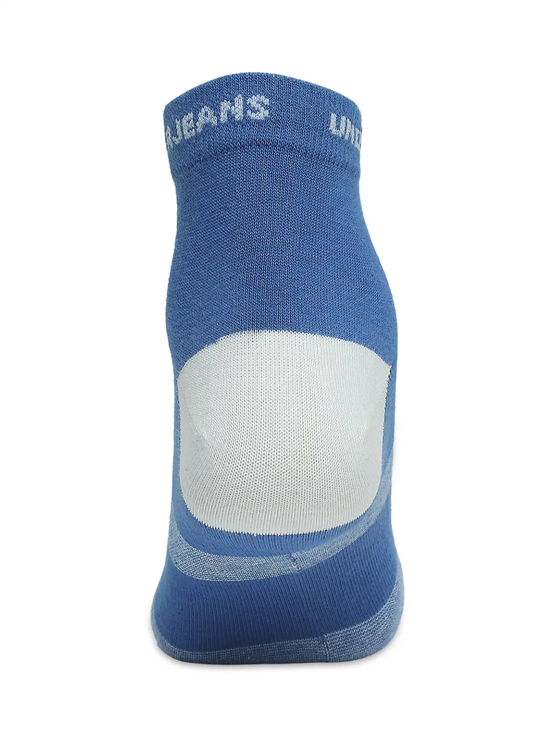 Men Premium Black & Royal Blue Ankle Length Socks - Pack Of 2- Underjeans by Spykar