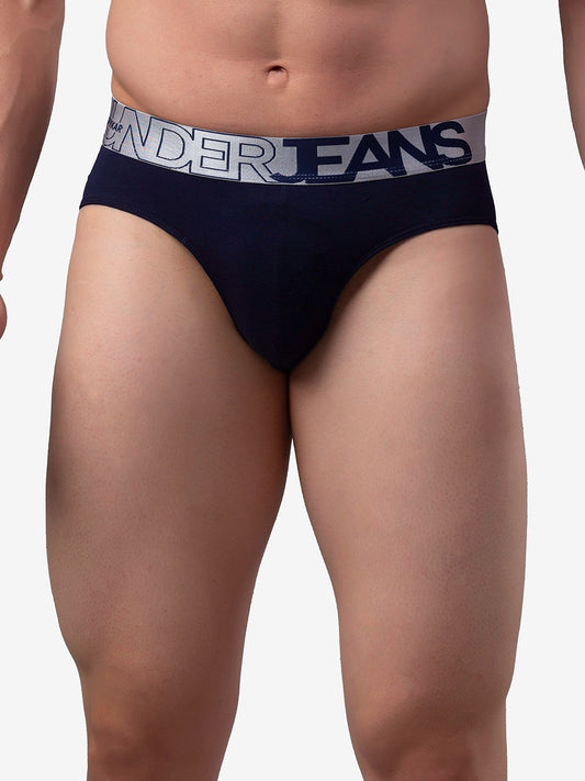 Men Premium Cotton Blend Brief (Pack of 1)- UnderJeans by Spykar