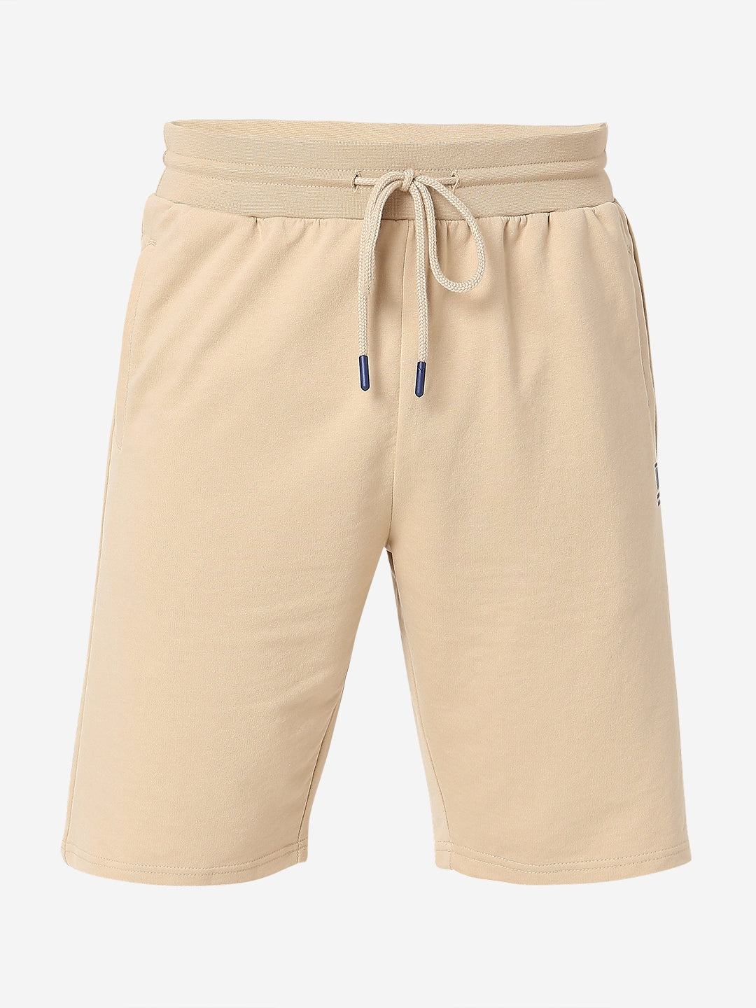 Underjeans by Spykar Men Premium Knitted Beige Shorts