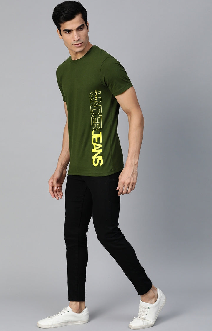 Men Premium Fashion T-Shirt - Underjeans by Spykar