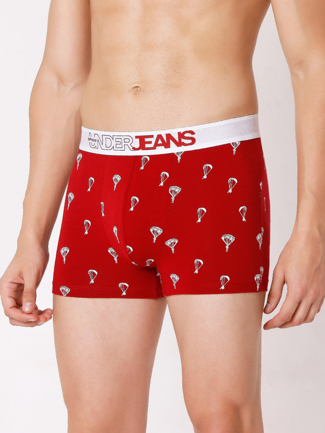 Men Premium Cotton Blend Trunk Pack of 2- UnderJeans by Spykar