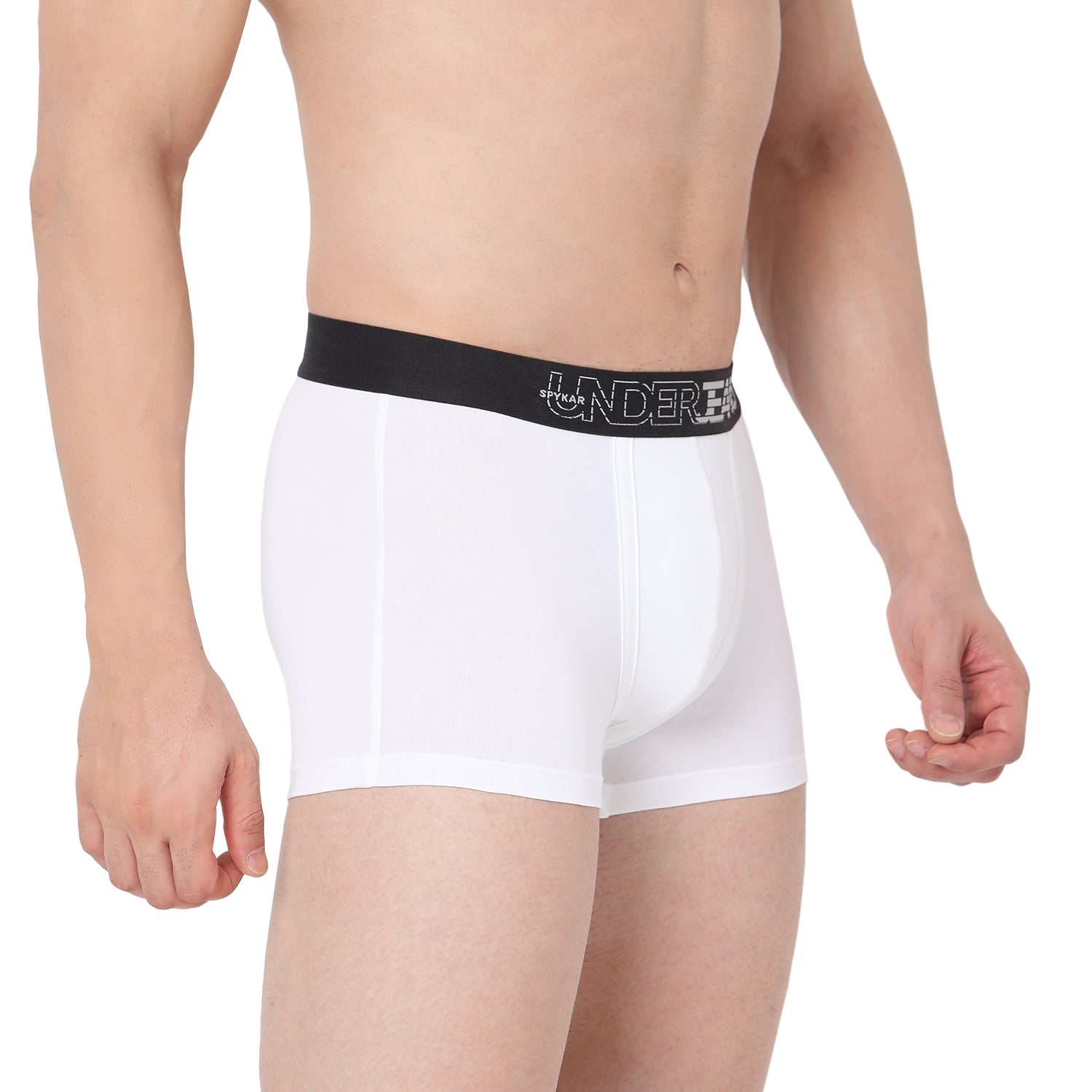 Men Premium Cotton Blend Trunk Pack of 2- UnderJeans by Spykar